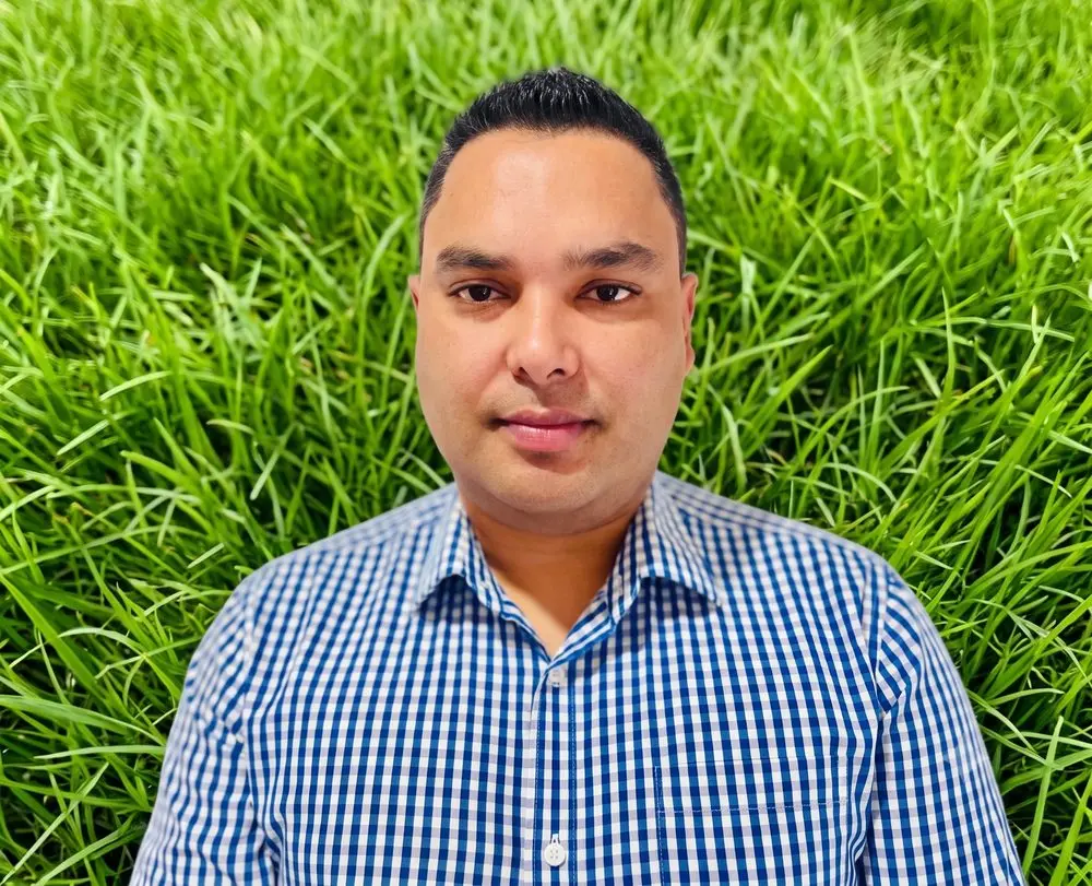 Jay Ram, owner of JR Lawn Mowing, Te Awamutu